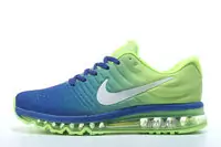 nike air max 2017 wave pattern design sapphire vert fluorescent